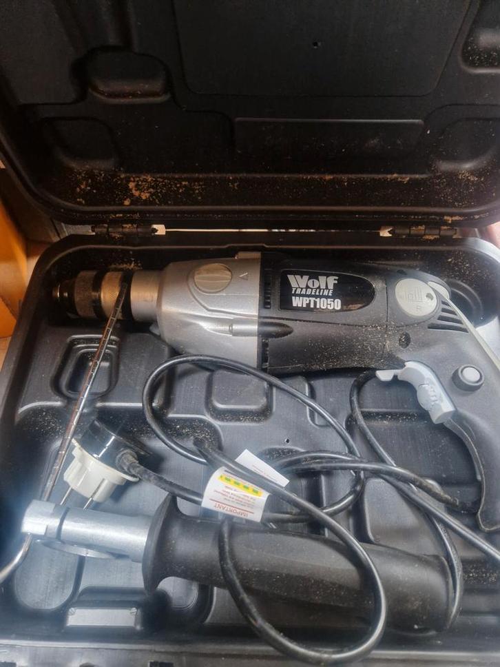 Wolf Tradeline WPT1050 Slagboormachine, Doe-het-zelf en Verbouw, Gereedschap | Boormachines, Gebruikt, Boormachine, 600 watt of meer