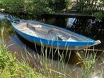 Aluminium punter inclusief elektromotor compleet/vaarklaar, Watersport en Boten, Ophalen, Elektrisch, Aluminium, Zo goed als nieuw