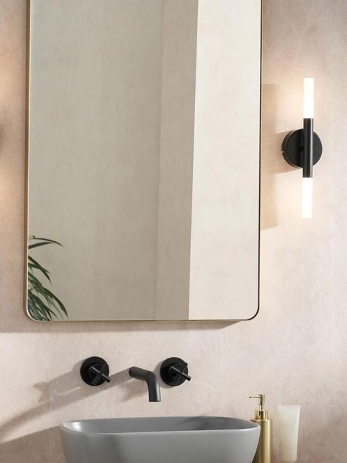2 wandlampen van Made de Wanda Bathroom Wall Light in Black, Huis en Inrichting, Lampen | Wandlampen, Nieuw, Glas, Metaal, Ophalen of Verzenden