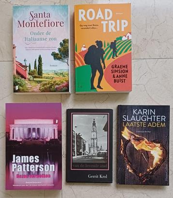BOEKEN 5 stuks samen €5,00 o.a. Karin Slaughter beschikbaar voor biedingen