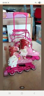 Barbie rolschaatsen met tas - verstelbaar, Ophalen, Verstelbaar, Gebruikt, Kinderen