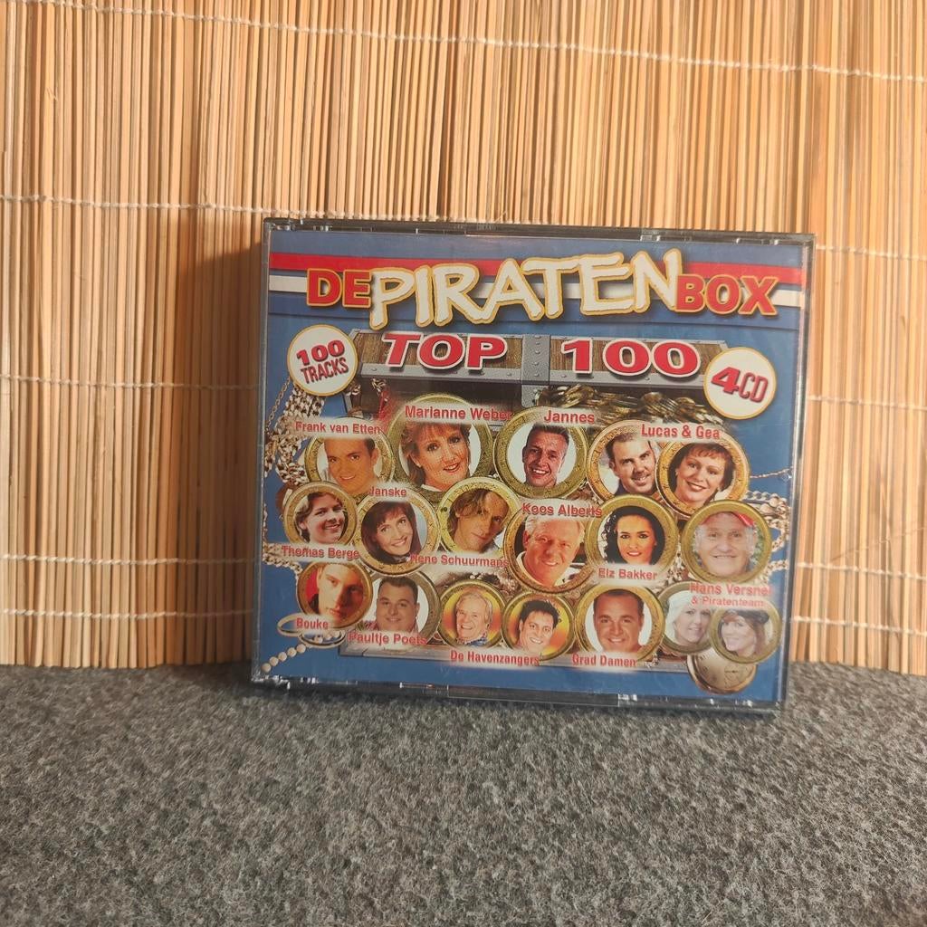 De Piraten Box Top 100 - CD, Ophalen of Verzenden, Zo goed als nieuw, Levenslied of Smartlap, Boxset