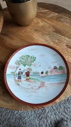 Porselein wandbord Japans trafeel begin 1900  Polen Striegau, Ophalen