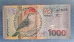 Suriname 1000 gulden  2000, Ophalen of Verzenden, Zuid-Amerika, Los biljet