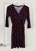 Only jurk donkerblauw met kersjes S, Only, Blauw, Ophalen of Verzenden, Zo goed als nieuw