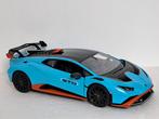 Lamborghini Huracan STO blauw 1/14, Ophalen of Verzenden, Gebruikt, Auto, Overige merken