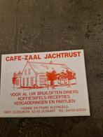 3144 Sticker Cafe - Zaal Jachtrust Zijtaart, Ophalen of Verzenden, Zo goed als nieuw
