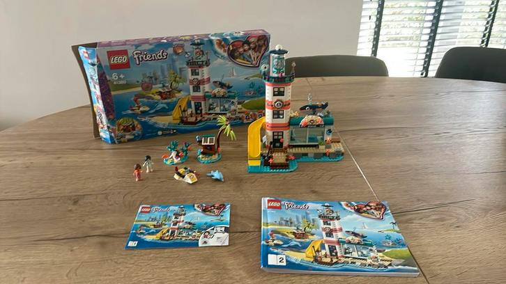 LEGO Friends Reddingscentrum in de Vuurtoren - 41380, Kinderen en Baby's, Speelgoed | Duplo en Lego, Zo goed als nieuw, Lego, Complete set