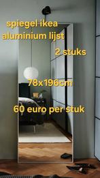 Grote passpiegel Ikea gebruikt, Huis en Inrichting, Woonaccessoires | Spiegels, Ophalen, Gebruikt, 75 tot 100 cm, 150 tot 200 cm