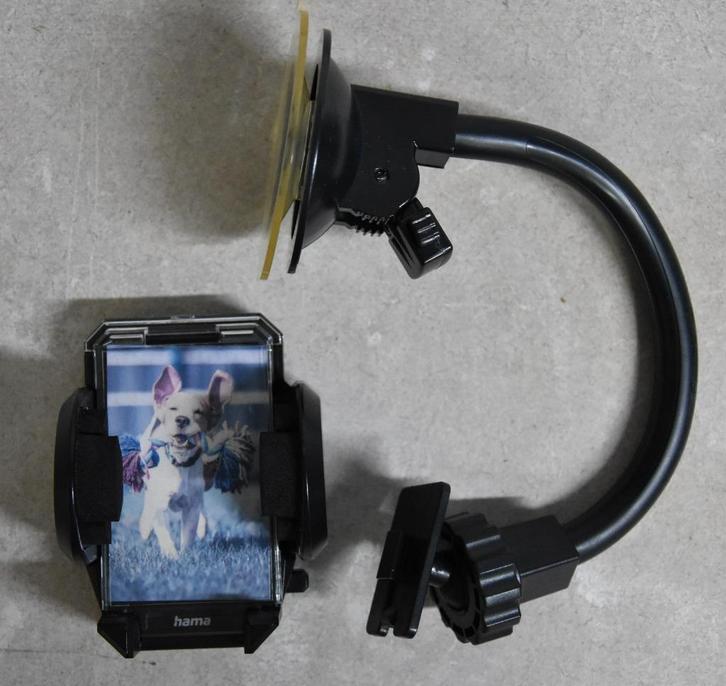 telefoonhouder HAMA multi raam GSM mobiel houder auto ZGAN, Telecommunicatie, Telefoonhouders, Zo goed als nieuw, Auto, Ophalen of Verzenden