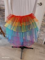 Halve petticoat regenboogkleuren, Ophalen of Verzenden, Nieuw, Carnaval, Accessoires