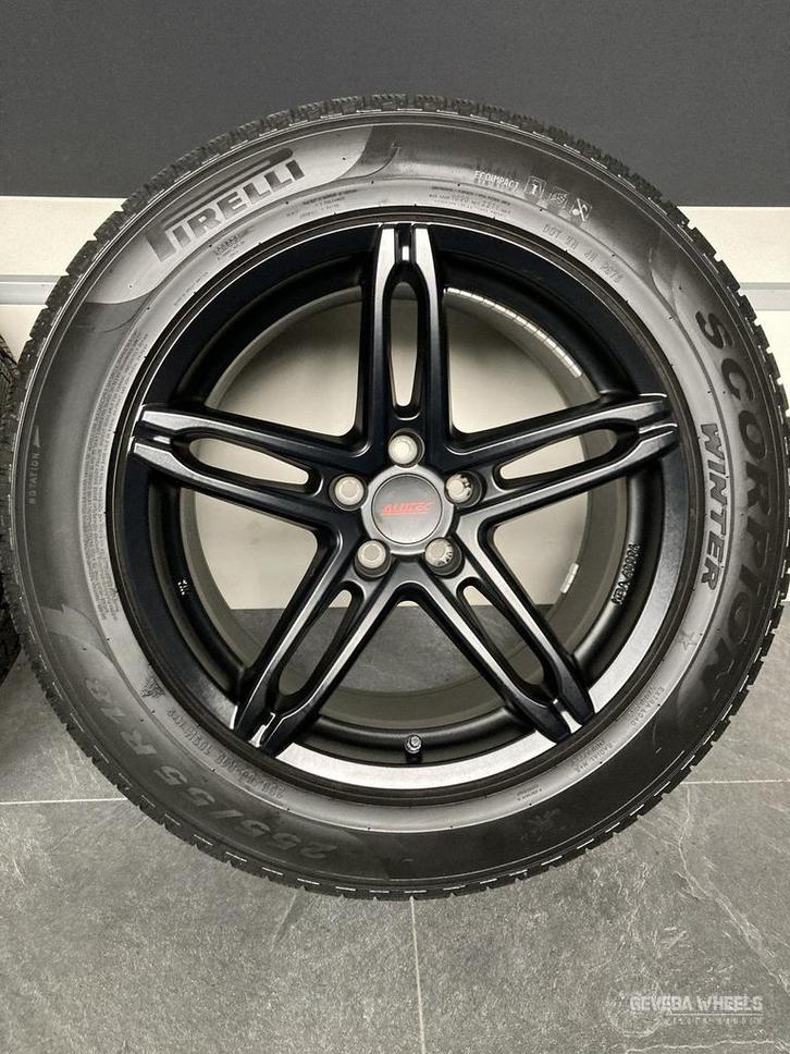 18” Porsche Macan sport velgen + winterbanden 5x112 breedset, Auto-onderdelen, Banden en Velgen, Banden en Velgen, Winterbanden