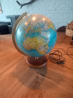 Speciale Vintage Paul Oestergaard wereldbol met verlichting, Ophalen of Verzenden, Verlicht, Zo goed als nieuw