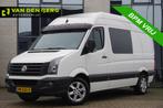 Volkswagen Crafter 35 2.0 TDI 136PK L2H2 DC 5P CAMERA, CRUIS, Auto's, Bestelauto's, Euro 5, Gebruikt, 4 cilinders, 2000 kg