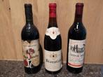 Uit oude kelder lot van 3 flessen Wijn. 1973 1969, Verzamelen, Wijnen, Ophalen of Verzenden, Rode wijn