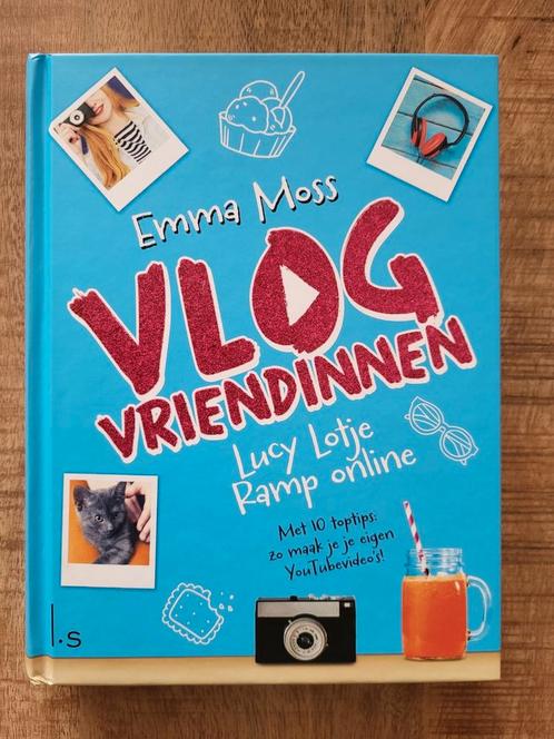 Emma Moss - Vlog vriendinnen - Lucy Lotje - Ramp online, Boeken, Kinderboeken | Jeugd | 10 tot 12 jaar, Zo goed als nieuw, Ophalen of Verzenden