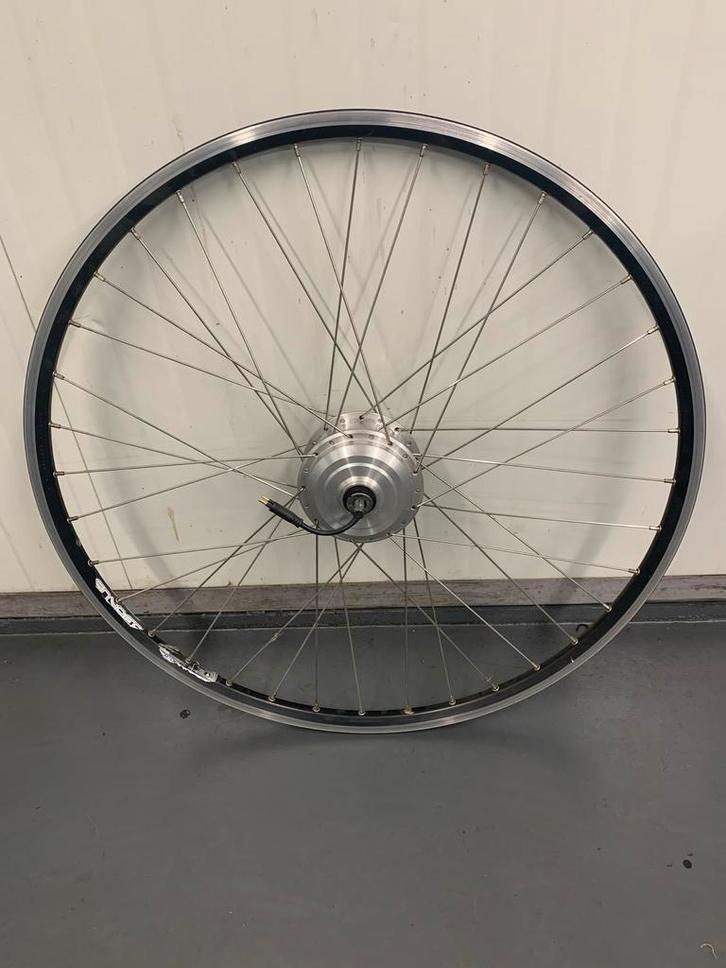 Voorwiel motor - gedemonteerd van multicycle, Fietsen en Brommers, Fietsonderdelen, Gebruikt, Algemeen, Wiel, Ophalen of Verzenden