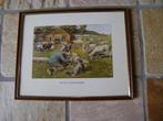 Klassieke illustratie van Cornelis Jetses- Prent in lijst, Ophalen of Verzenden, Zo goed als nieuw