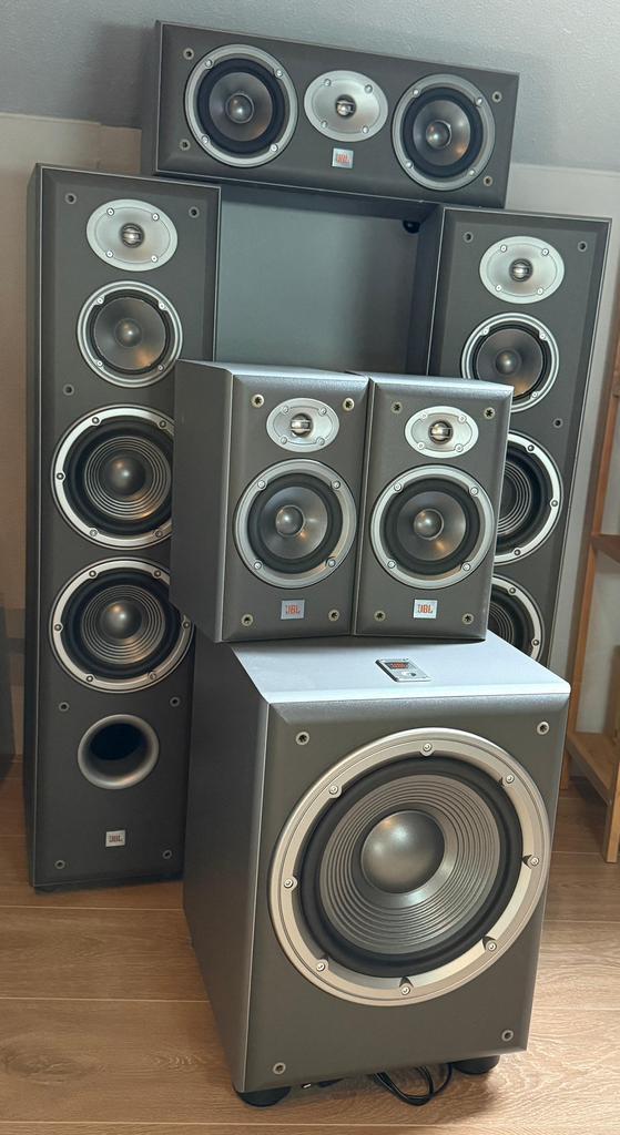 JBL Northridge speaker set, Audio, Tv en Foto, Luidsprekers, Zo goed als nieuw, Front, Rear of Stereo speakers, 120 watt of meer