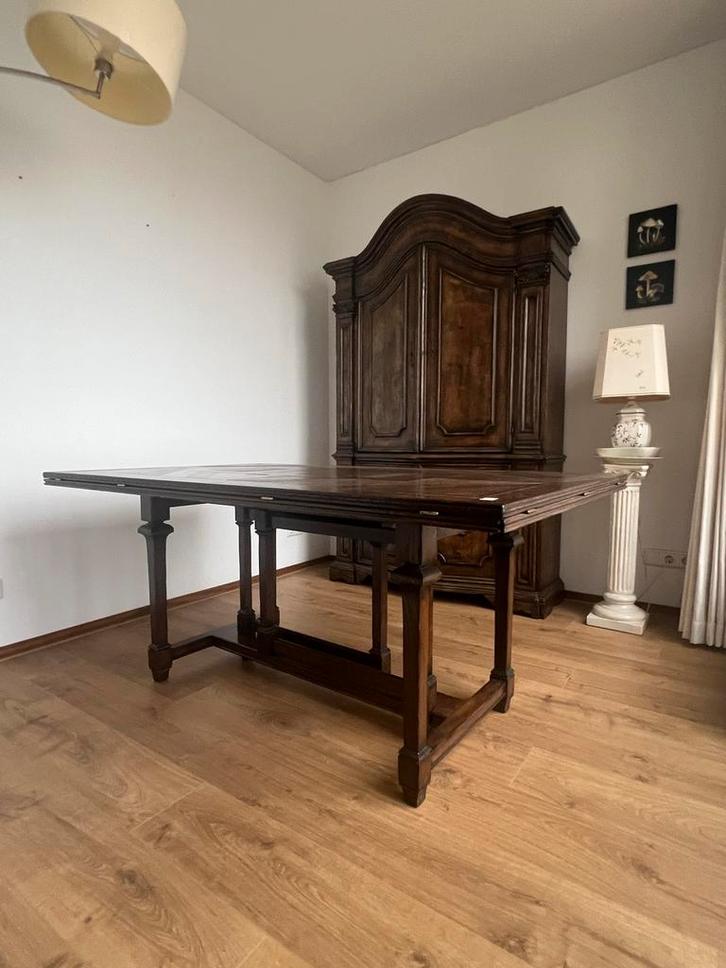 Eiken Eetkamertafel Uitklapbaar - alleen deze week, Antiek en Kunst, Antiek | Meubels | Tafels, Ophalen