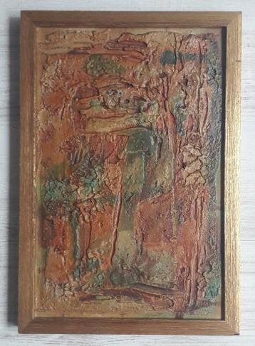 ABSTRACT>IMPASTO TECHNIEK>OUD SIXTIES>GROF>ART BRUT beschikbaar voor biedingen