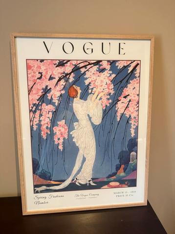 Vogue Lady met Blossom Schilderij - Melting Pot beschikbaar voor biedingen
