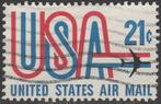 USA Air Mail 1971 - 03, Postzegels en Munten, Postzegels | Amerika, Verzenden, Gestempeld, Noord-Amerika