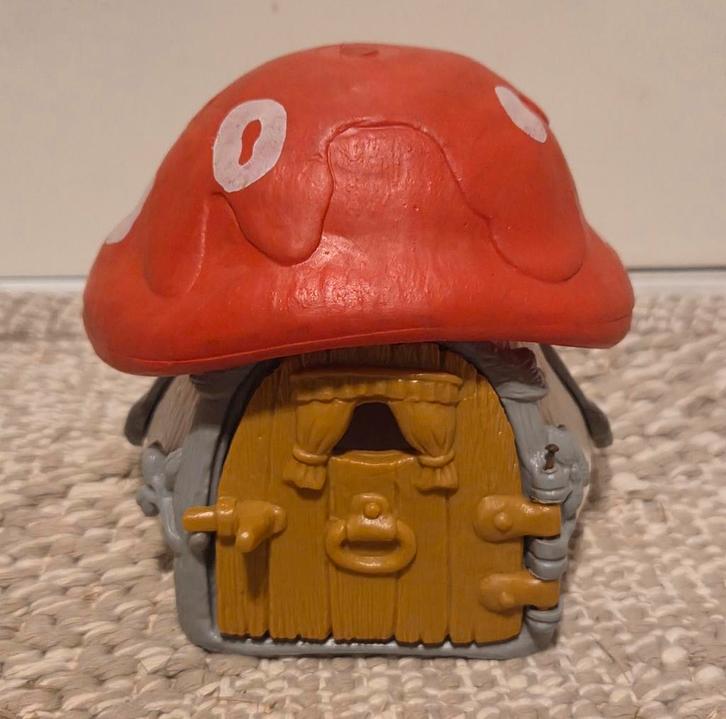 Smurfenhuisje - Paddestoel Huis, Verzamelen, Smurfen, Zo goed als nieuw, Verschillende Smurfen, Ophalen of Verzenden