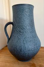 West Germany Keramiek Vaas - Blauw Vintage, Ophalen