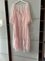 Grote maten Ibiza boho jurk one size 48 50 52 54 zacht roze, Kleding | Dames, Grote Maten, Ophalen of Verzenden, Zo goed als nieuw
