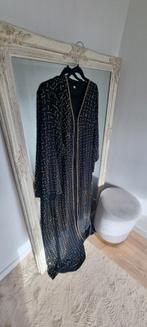 Dubai Abaya met Strass - Nieuw!, Maat 38/40 (M), Zwart, Nieuw, Ophalen of Verzenden