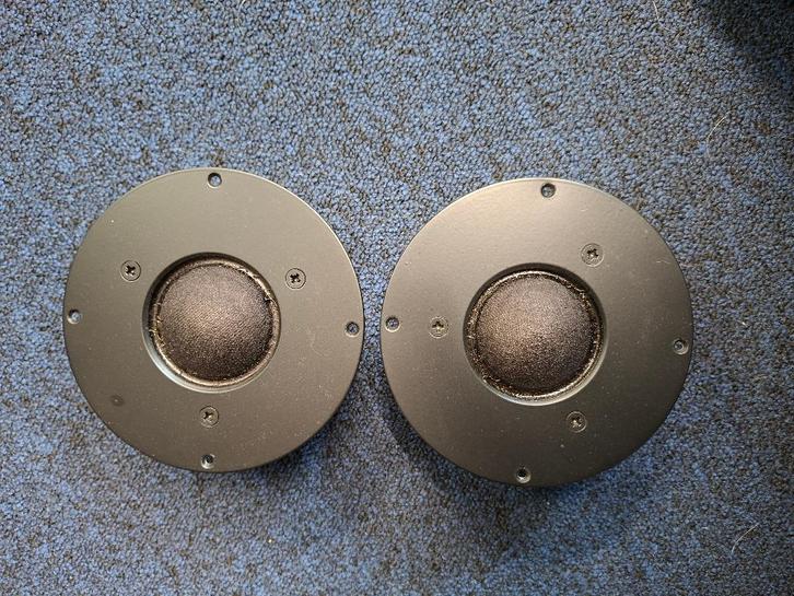 Dynaudio D-52 AF Middentoners, Audio, Tv en Foto, Luidsprekers, Gebruikt, Front, Rear of Stereo speakers, 120 watt of meer, Overige merken