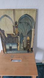 Schilderij van transept-orgel van de Nieuwe Kerk in Amste, Antiek en Kunst, Ophalen of Verzenden