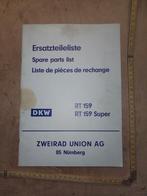 Dkw Rt 159 onderdelen catalogus, Ophalen of Verzenden, Gebruikt