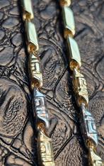 Mooie 14 karaat gouden ketting bi-color, Ophalen of Verzenden, Nieuw, Goud, Goud