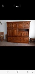 Gratis wandmeubel  eiken  kast, Huis en Inrichting, Ophalen, Gebruikt, 25 tot 50 cm, 200 cm of meer
