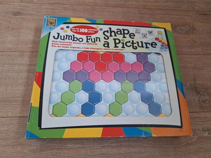 shape a picture, creatief spel, Kinderen en Baby's, Speelgoed | Educatief en Creatief, Gebruikt, Puzzelen, Ophalen of Verzenden