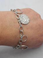 Zilveren Fossil armband met bedels nr.1277, Verzenden, Zo goed als nieuw, Met bedels of kralen, Zilver