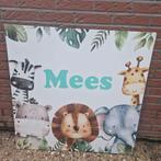Geboortebord Dieren met naam, Kinderen en Baby's, Ophalen, Zo goed als nieuw, Geboortebord