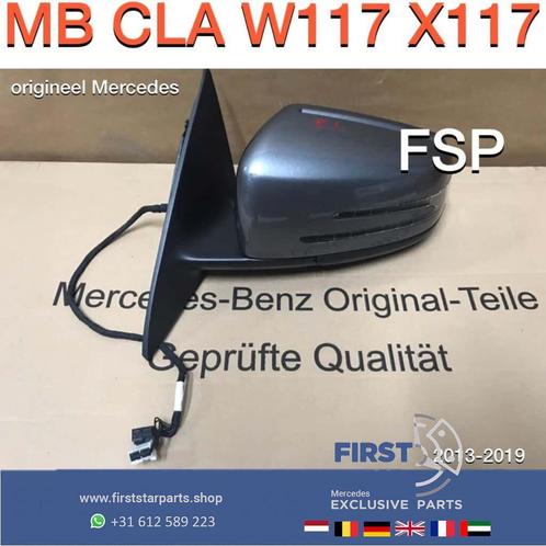 W117 CLA Complete buiten spiegel elektrisch inklapbaar VOL, Auto diversen, Auto-accessoires, Gebruikt, Ophalen of Verzenden