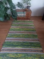 Zweeds handgemaakte katoenen loper kleed, Gebruikt, 150 tot 200 cm, Crème, 50 tot 100 cm