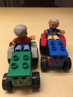Lego Duplo tractor met figuur., Ophalen of Verzenden, Gebruikt, Losse stenen, Duplo