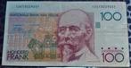 Belgie 100 Frank biljet, Postzegels en Munten, Bankbiljetten | België, Los biljet, Verzenden