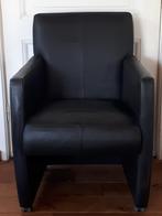 zwarte skai eetkamer stoelen vier stuks, Ophalen, Zo goed als nieuw, Zwart, Vier