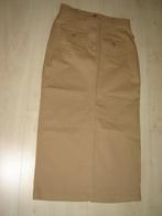 Nette bruine rok, maat 42, split voor en achterkant., Bruin, Verzenden, Maat 42/44 (L), Gedragen