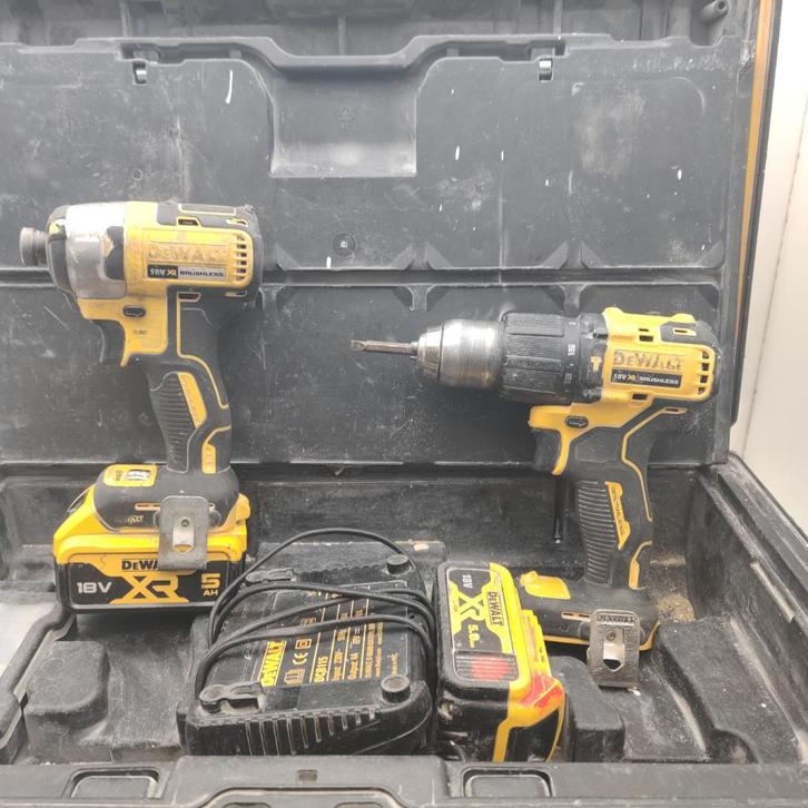 DeWALT DCK266P3 Combiset DCD709 +DCF887 nu voor €249.99, Doe-het-zelf en Verbouw, Gereedschap | Boormachines, Gebruikt, Ophalen of Verzenden