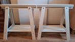 Ikea bureau met glazen blad met 2 verstelbare schagen., Huis en Inrichting, Bureaus, Ophalen, Zo goed als nieuw