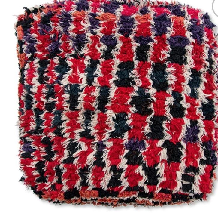 Nieuw Marrokaans handgemaakte hondenkussen, vloerkussen poef, Dieren en Toebehoren, Hondenmanden, Nieuw, Stof, Ophalen of Verzenden