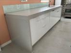 Corian aanrecht-/ werkblad 293x80x93,5, met wasbak en kraan, Huis en Inrichting, Ophalen, Gebruikt