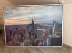 IKEA Vilshult - New York wanddecoratie schilderij 140x100, Ophalen, 125 cm of meer, Zo goed als nieuw, Schilderij